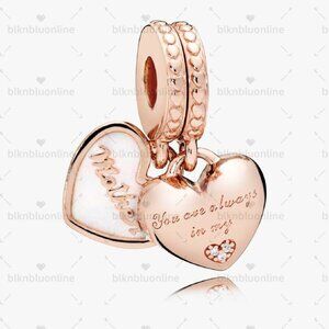 Pandora You're Always in My Heart Split Dangle Charm